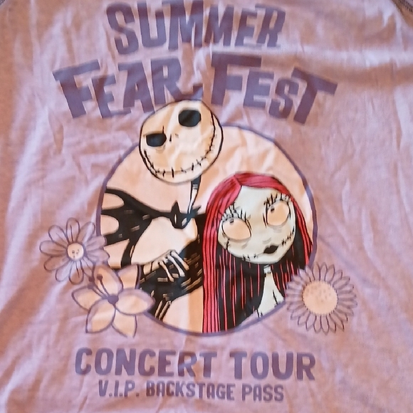 Disney Nightmare Before Christmas Purple Top - Picture 3 of 7